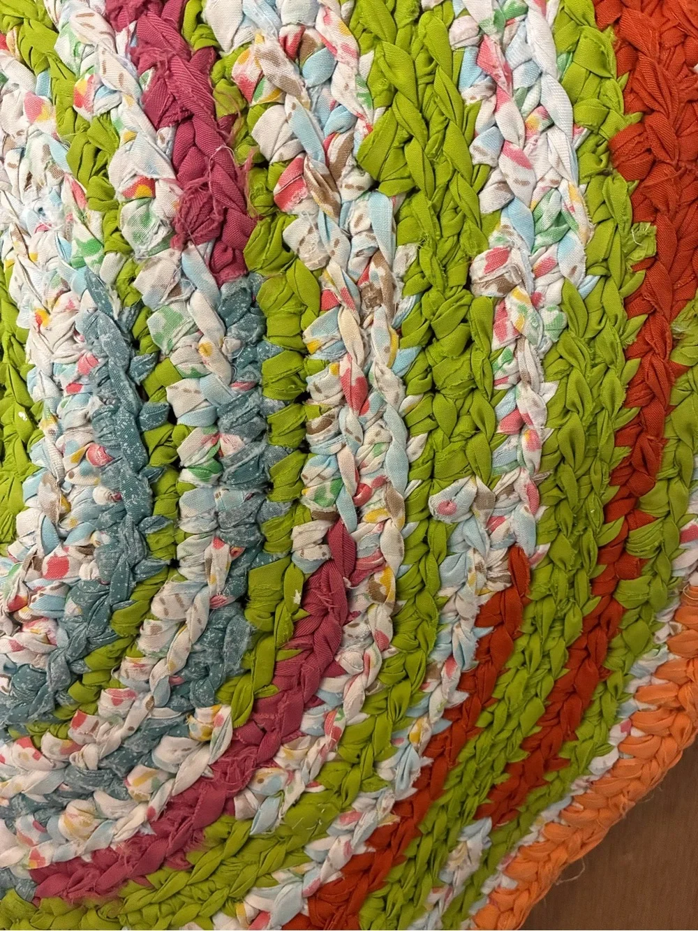 Old Fashioned Rag Rug